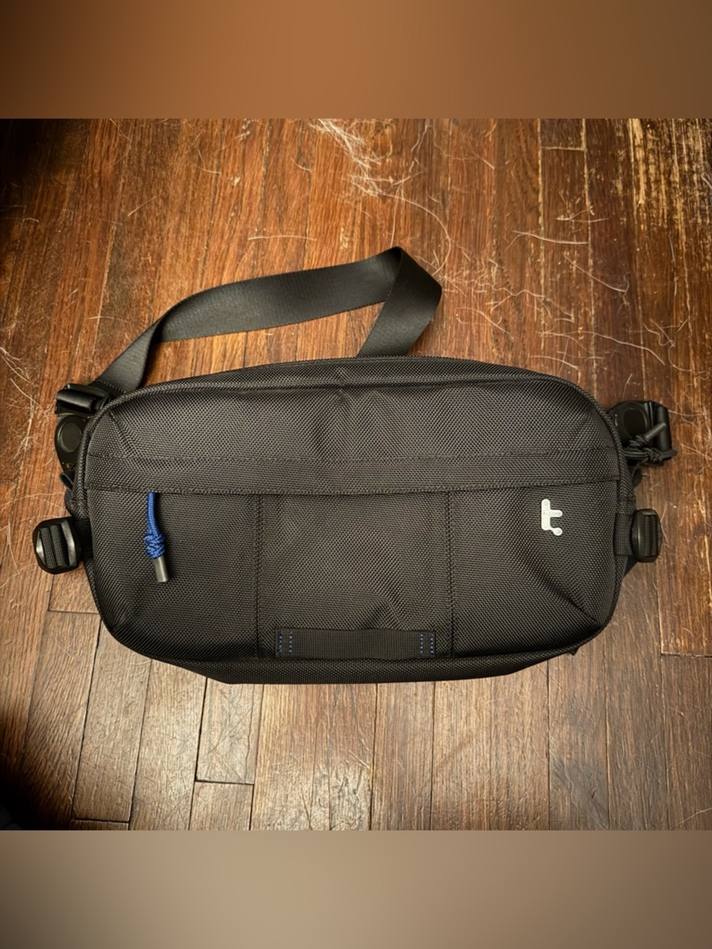Tomtoc Wander T26 Cordura Black Sling Bag